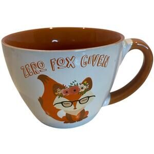 ZERO FOX GIVEN Funny Coffee Cup 15oz Mug Naughty Cute Witty Cottage Core